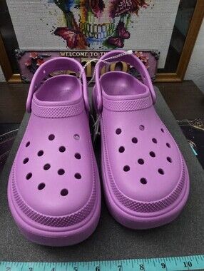 NWT Purple Crocs Stomp Clogs